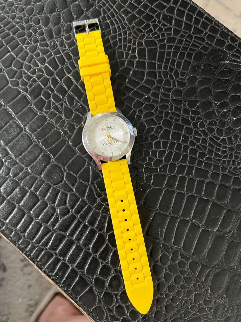Coach Rubber strap watch
